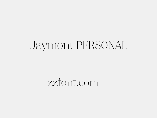 Jaymont PERSONAL