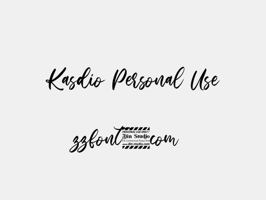 Kasdio Personal Use