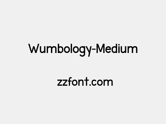 Wumbology-Medium