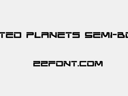 United Planets Semi-Bold