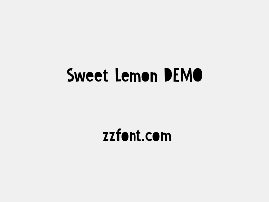 Sweet Lemon DEMO