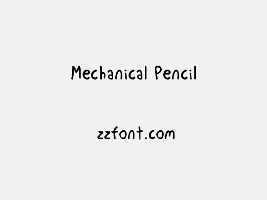 Mechanical Pencil