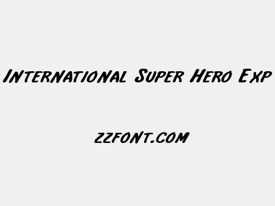 International Super Hero Exp
