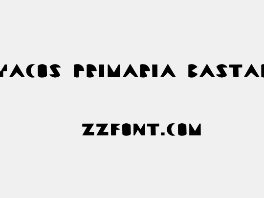 Gayacos Primaria Bastarda