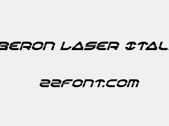 Oberon Laser Italic