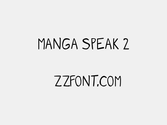 Manga speak 2