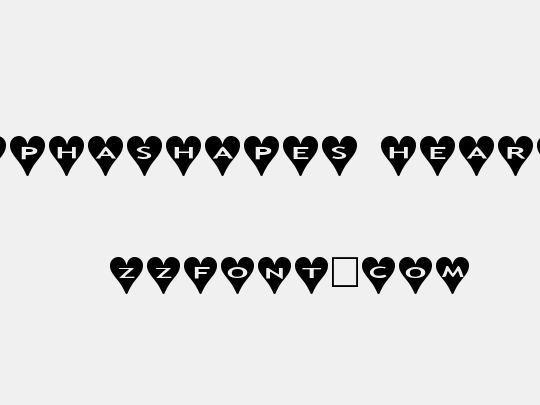 AlphaShapes hearts