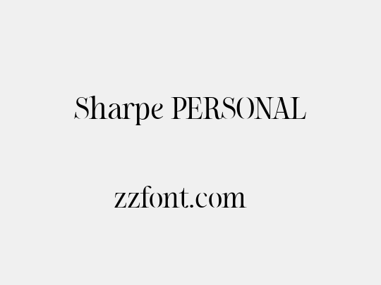 Sharpe PERSONAL