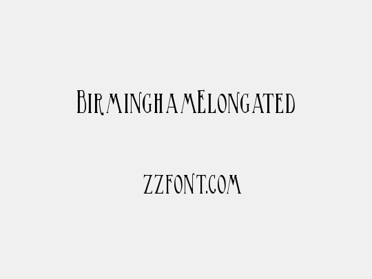 BirminghamElongated