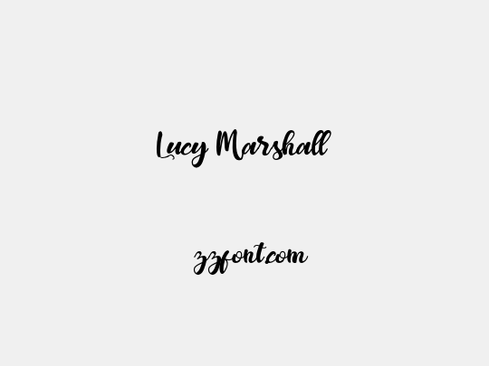 Lucy Marshall
