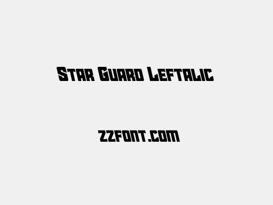 Star Guard Leftalic