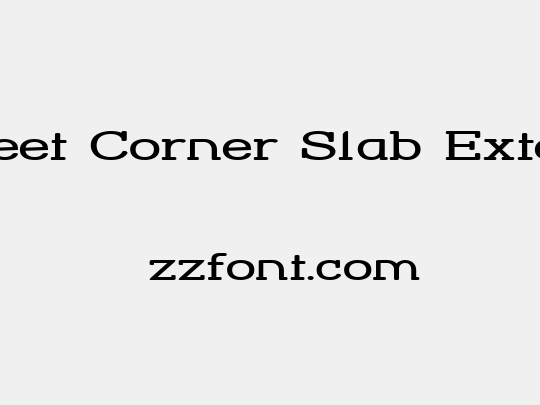 Street Corner Slab Extend