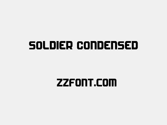 Soldier Condensed
