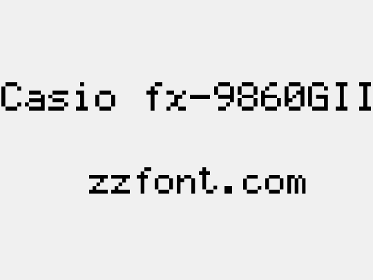 Casio fx-9860GII