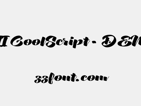 XXII CoolScript - DEMO