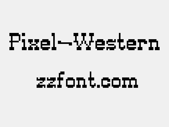 Pixel-Western