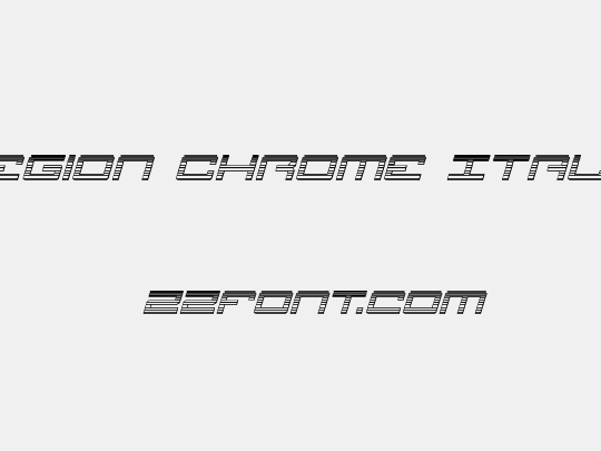Legion Chrome Italic