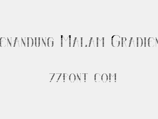 Senandung Malam Gradient