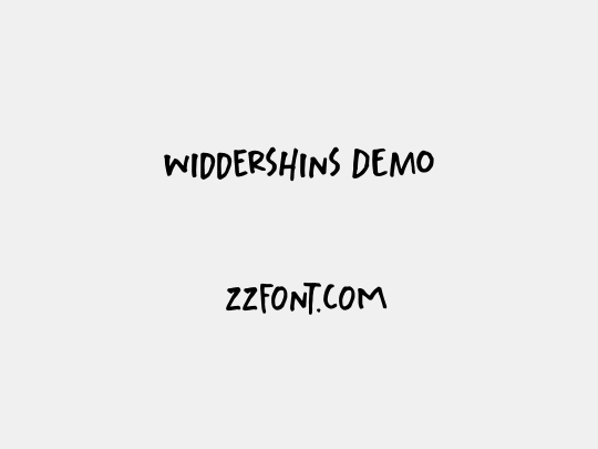 Widdershins DEMO