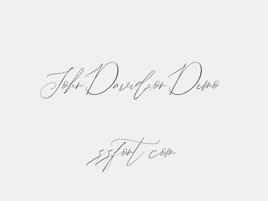 John Davidson Demo