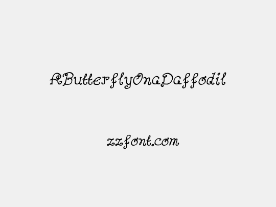 AButterflyOnaDaffodil