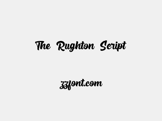 The Rughton Script