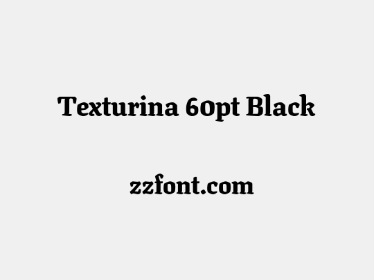 Texturina 60pt Black
