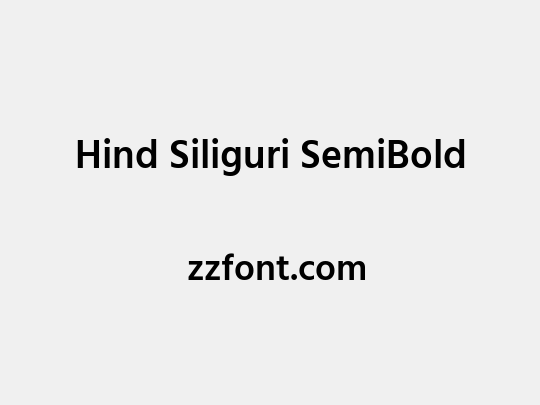 Hind Siliguri SemiBold