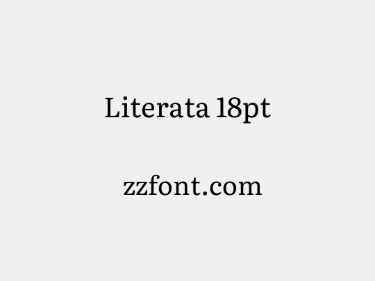 Literata 18pt