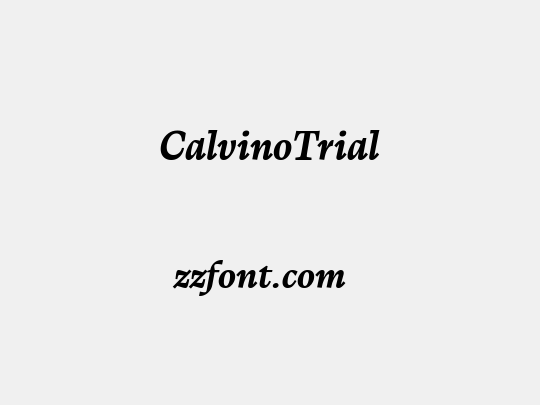 CalvinoTrial