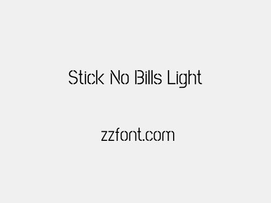 Stick No Bills Light