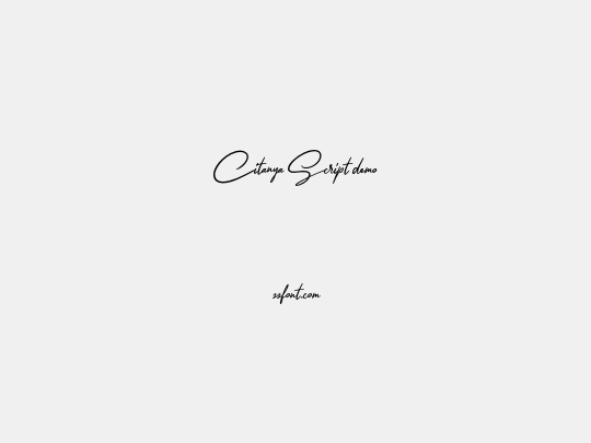 Citanya Script demo