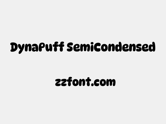 DynaPuff SemiCondensed