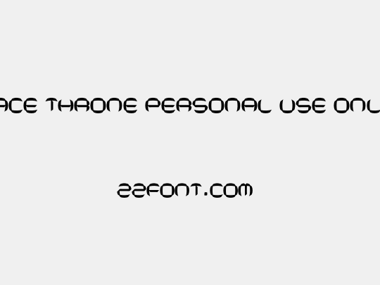 Space Throne PERSONAL USE ONLY Medium