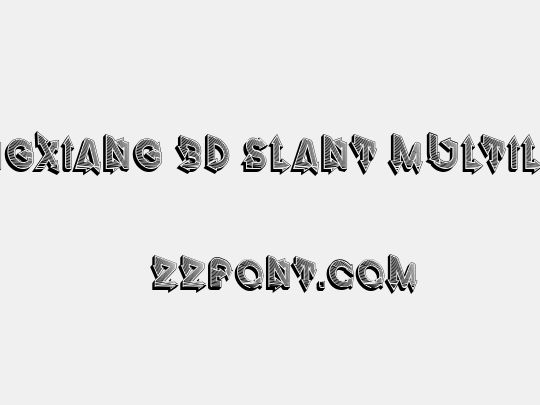 Fangxiang 3D Slant Multiline