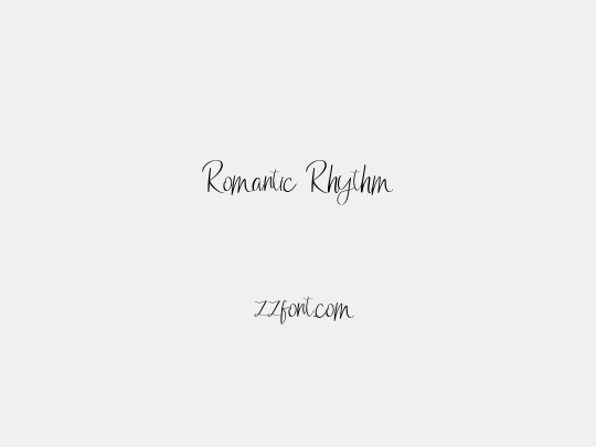 Romantic Rhythm
