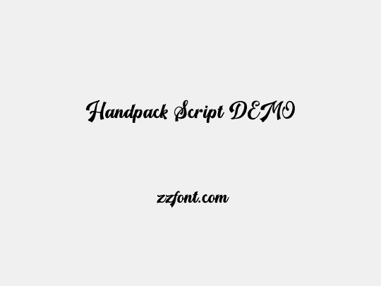 Handpack Script DEMO