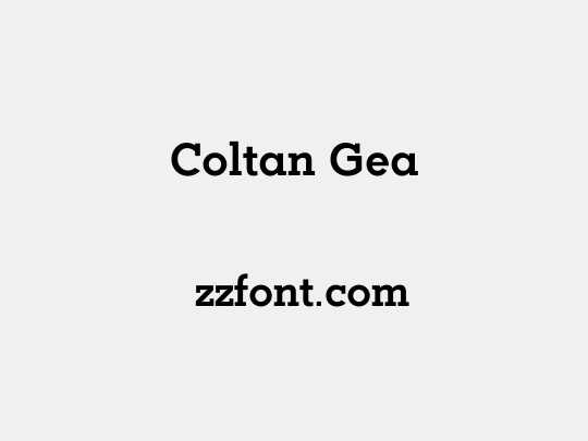 Coltan Gea