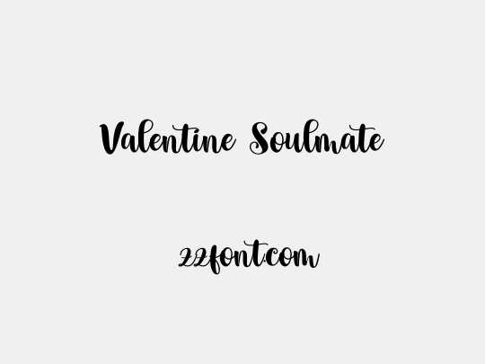 Valentine Soulmate