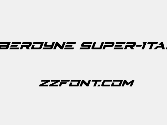 Cyberdyne Super-Italic