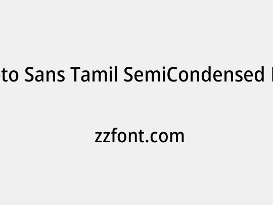 Noto Sans Tamil SemiCondensed Medium