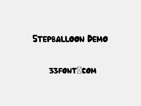 Stepballoon Demo
