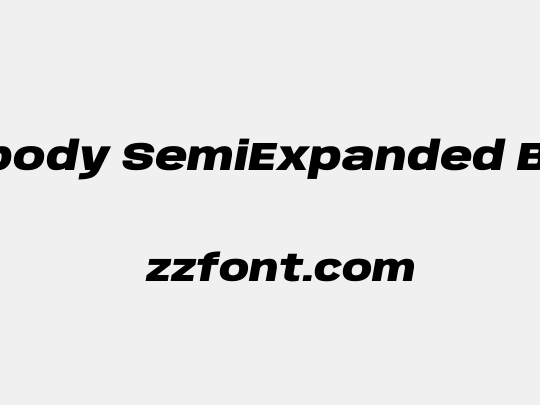 Anybody SemiExpanded Black