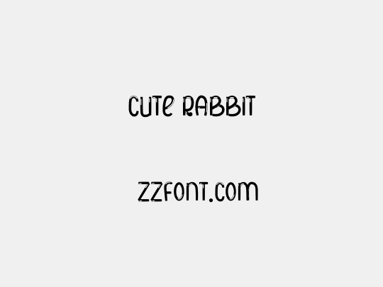 CUTE RABBIT
