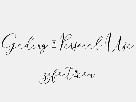 Gading - Personal Use