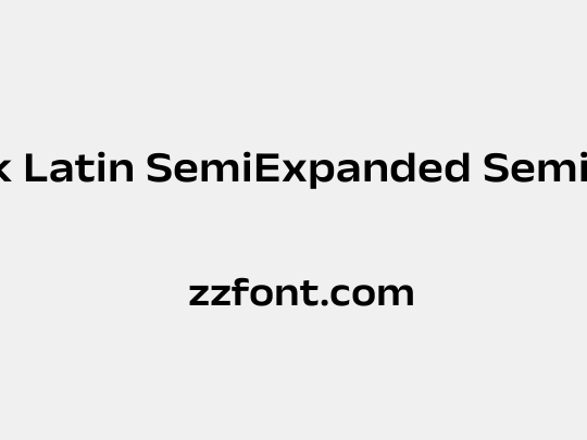 Anek Latin SemiExpanded SemiBold