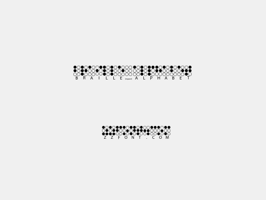 Braille Alphabet