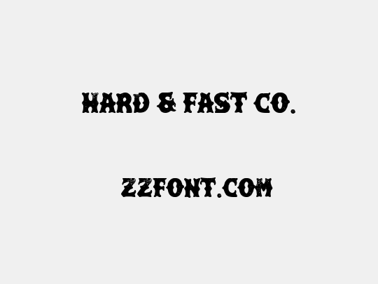 Hard & Fast Co.