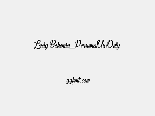 Lady Bohemia_PersonalUseOnly
