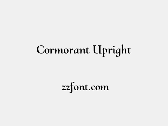 Cormorant Upright